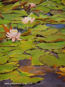 Acrylic - Lily Pond Monavale